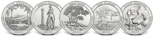 2013 America the Beautiful Silver Coins