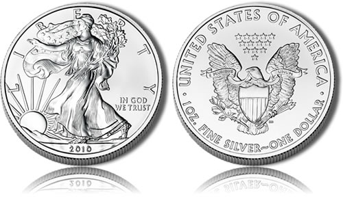 2010 Silver Eagle Bullion Coin