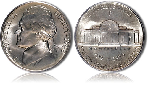 Silver Jefferson Nickel