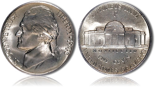 Silver Jefferson Nickels Coin Melt Values Information