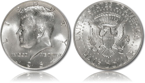 Silver Kennedy Half Dollar