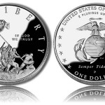 2005 Marine Corps Silver Dollar Commemorative Coins