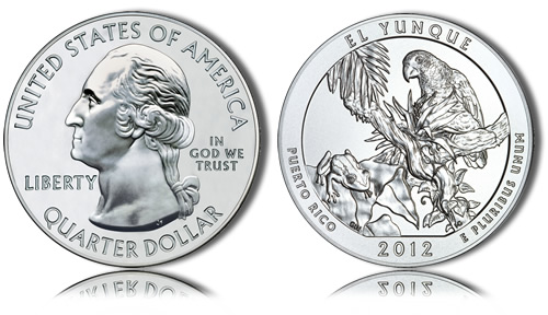 2012 El Yunque Silver Coin