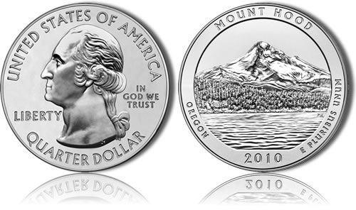 Mount Hood Silver Coin
