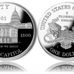 2001 Capitol Visitor Center Silver Dollar Commemorative Coins