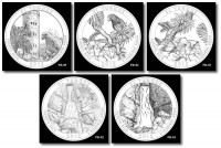 2012 America the Beautiful 5 Ounce Silver Bullion Coins